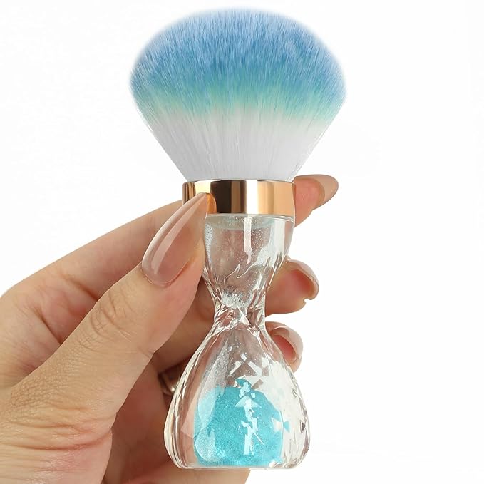 Nail Dust Brush for Acrylic Nails, Soft Brush Nail Art Dust Powder Remover by Ruetail