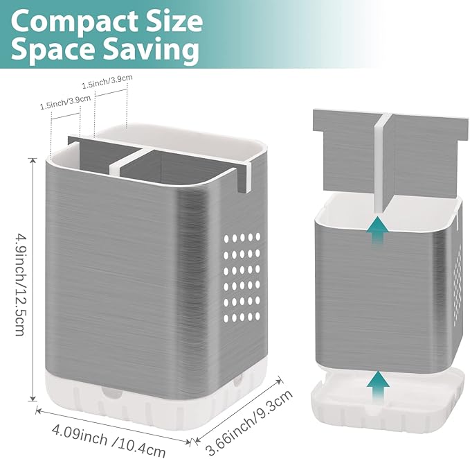 Boperzi Toothbrush Holder Toothpaste Organizer Drainage - Image 5