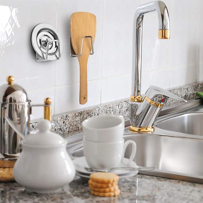 ESINAM 2Pcs Sponge Holders for Kitchen Sink, Strong Adhesive Small Sponge Holder - Image 8