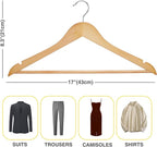 Wooden Hangers - 30 Pack - Clothes Hanger - Image 7