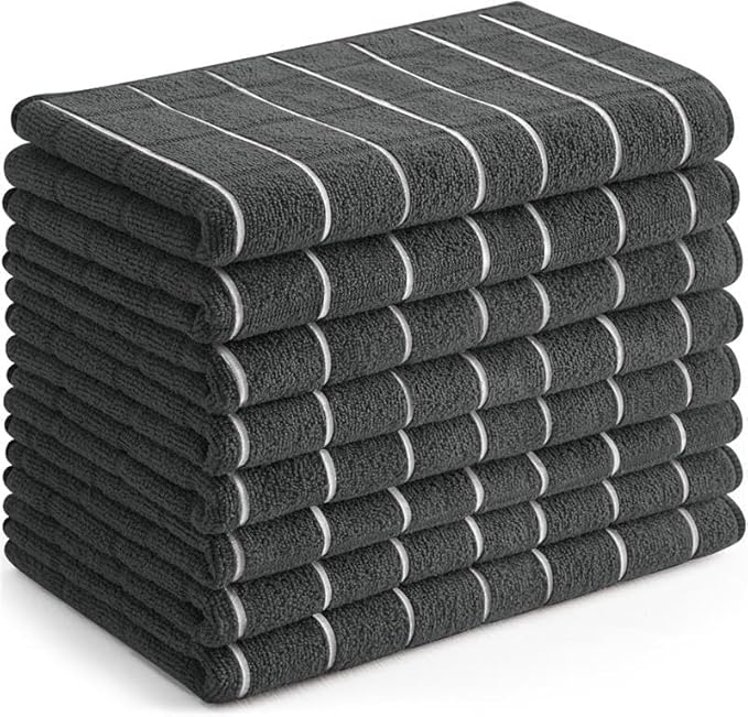 Utopia Towels - Microfiber Kitchen Towels, Super Absorbent 18 x 26 Inches by UTOPIATOWELS