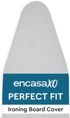 Encasa XO Ironing Board Cover and Pad 49"x18" - 4mm Felt & 2mm Foam Metallized by EncasaXO