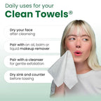 Clean Skin Club Clean Towels® XL Sensitive Skin | Travel Pack, Ultra-Soft - Image 9