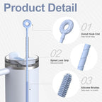 YOTIME Silicone Straw Cleaner Brush - Image 3