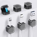 AhaStyle Magnetic Cable Organizer 6 Pack Cord Cable Holders Clips Strong by AHASTYLE