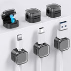 AhaStyle Magnetic Cable Organizer 6 Pack Cord Cable Holders Clips Strong by AHASTYLE