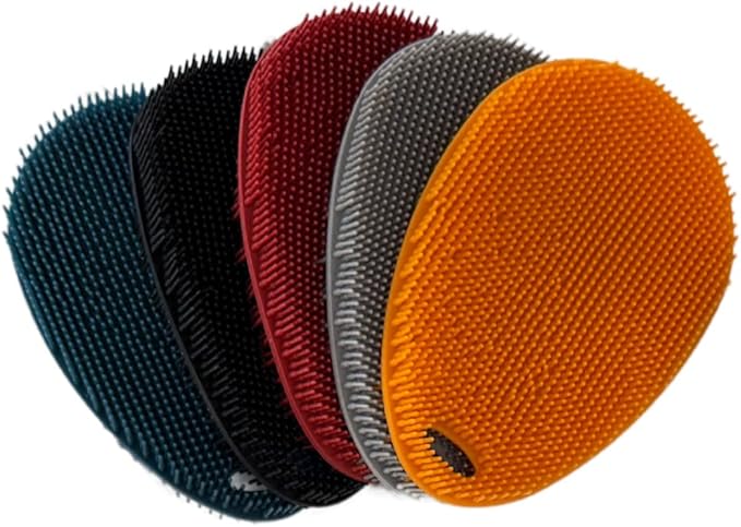 Silicone Sponge Dish Scrubber - Image 9