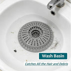 3 Pack Bathroom Sink Drain Strainer, Hair Catcher Shower Drain, Shower Drain - Image 2