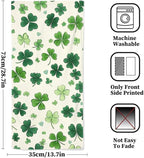 St Patrick’s Day Hand Towels Holiday Lucky Clovers Shamrock Kitchen Towels Soft - Image 2