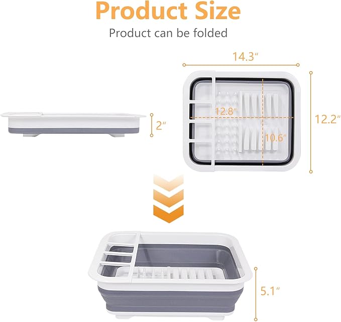 Collapsible Dish Drying Rack - Image 2