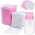 400pcs Nail Cotton Pads, 1 Pull-Off Pump-Style Bottle Suitable by qiqibaobao