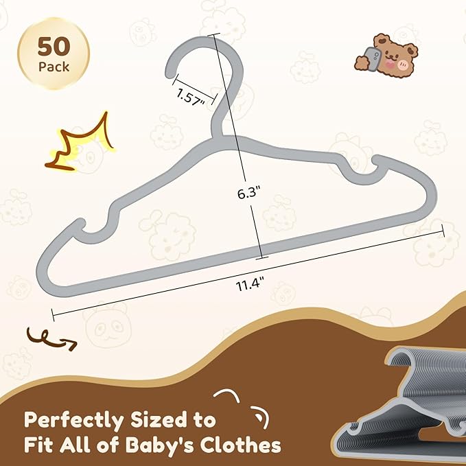 Plastic Kids Hangers - Image 2