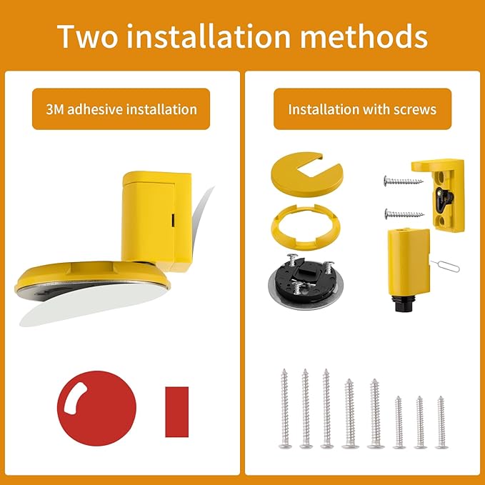Bak Bo Windproof Door Stoppers 3 Pack Adjustable Bottom of Door Holder Indoor - Image 2