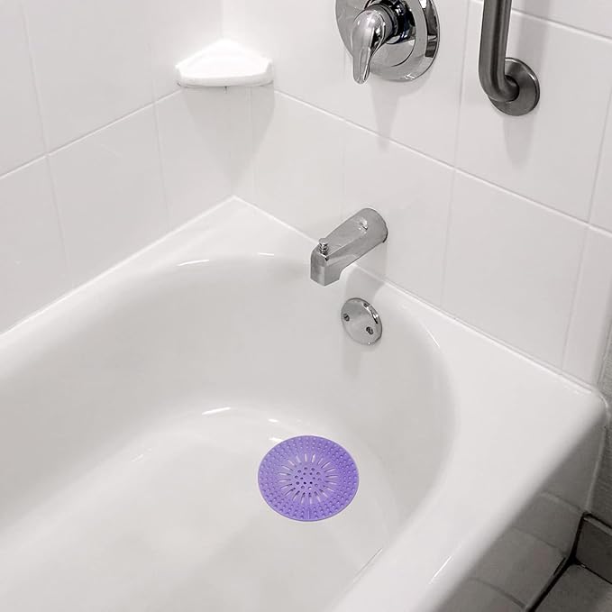Gotega Bathroom Sink Drain Strainers, Hair Catcher Shower Drain Covers Protector - Image 8