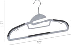 Amazon Basics Space Saving Non-Slip Rubber Coated Plastic Hangers - Image 5