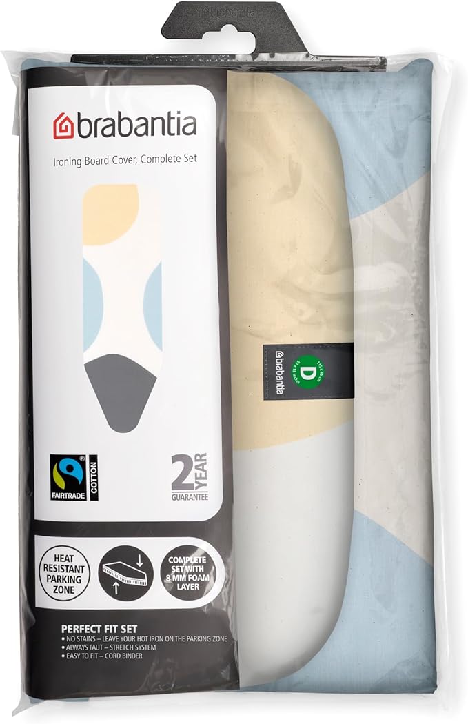Brabantia Size D Replacement Ironing Board Cover, Heat Resistant Zone, Thick - Image 2