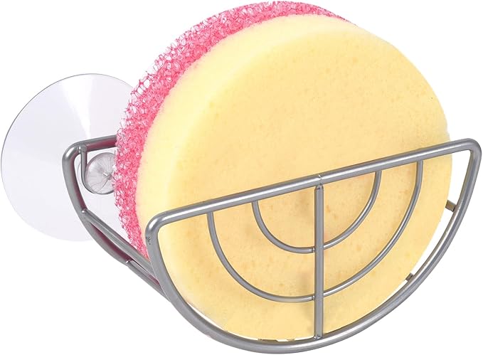 YeeBeny Kitchen Sink Suction Holder, Suction Cup Sponge Holder, Sponge Caddy by YeeBeny