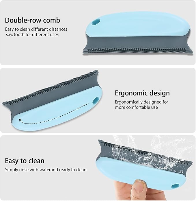 5 Pack Pet Hair Remover, Portable Dog Cat Hair Remover, Lint Remover, Reusable - Image 3