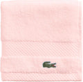 Lacoste Heritage 100% Supima Cotton Wash Cloth, Light Pink, Premium Super Soft by LACOSTE
