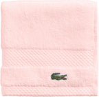 Lacoste Heritage 100% Supima Cotton Wash Cloth, Light Pink, Premium Super Soft by LACOSTE