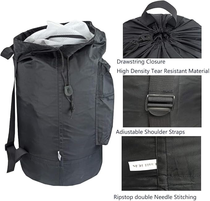 Washable Laundry Bag Backpack - Image 2