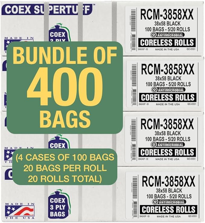 Aluf Plastics Coex Low Density Blend Star Seal Bag on Coreless Roll, 55-60 - Image 9