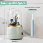 Toothbrush Holders for Bathrooms, Rotating 7 Slots Electric Toothbrush Holders - Image 5