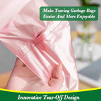 Hommaly 1.2 Gallon 240 pcs Small Pink Trash Bags, Strong Garbage Bags, Bathroom - Image 3
