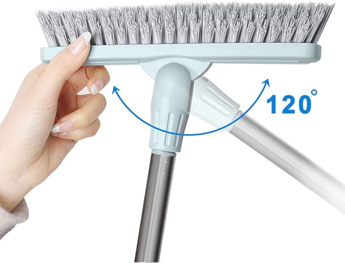 Affogato Floor Scrub Brush Bathroom Long Handle Bathtub Push Broom Shower Tile - Image 6