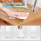 HOMEXCEL White Microfiber Cleaning Cloth 6 Pack 12.5 x 12.5 inch Microfiber - Image 5