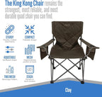 ALPS Mountaineering King Kong Camping Chairs for Adults with Mesh Cup Holders and Pockets, Built Durable and Reliable with Compact Foldable Steel Frame - Image 6