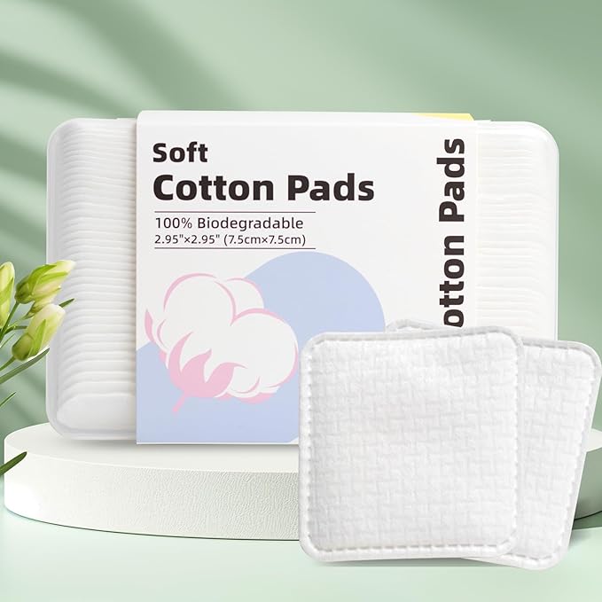 Large Square Cotton Pads, Rounded Corners, - Image 7
