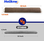 Holikme Weighted Door Draft Stopper, Heavy Duty Under Door Draft Blocker Bottom - Image 6