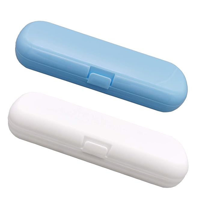 2 Pcs Electric Toothbrush Travel Case, Portable Toothbrush Holder by Hovesty