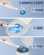 Leebein Electric Toilet Brush and Holder Set, Electric Toilet Bowl Scrubber Kit - Image 8