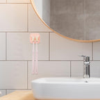 2 PCS Self-Adhesive Toothbrush Holders Wall Mounted, Water Proof Toothbrush Hook - Image 5