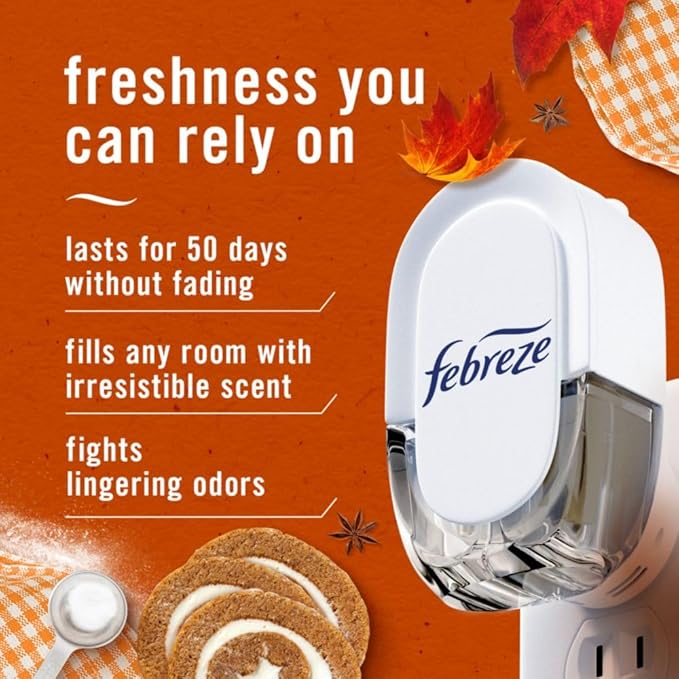 Febreze Plug In Air Freshener, Odor-Fighting Scented Oil Refill, Air Fresheners - Image 2