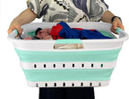 SAMMART 42L Collapsible Plastic Laundry Basket - Image 6