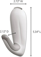 Command Bathroom Hook with Water-Resistant Strips, Organize Damage-Free - Image 2