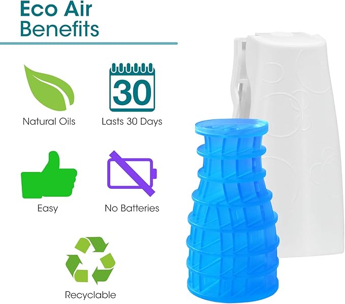 Fresh Products Eco Air White Dispenser Air Freshener Dry Fragrance Technology - Image 4