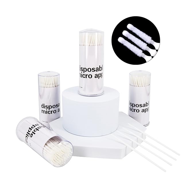 i-Laesh 400 Pcs Lashes Disposable Micro Applicators Brush, Microswabs by i-LaeshBEAUTYPERSONALCARE