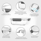 [10 pack Glass Meal Prep Containers - Image 7
