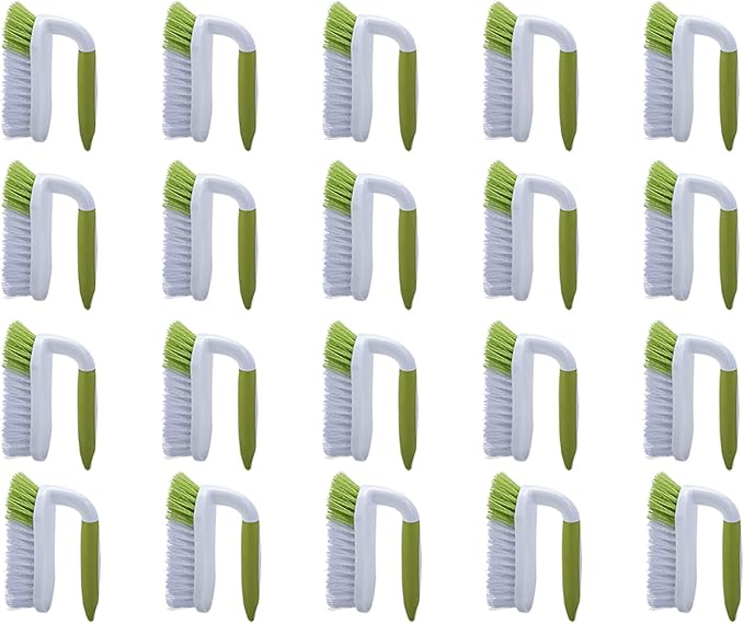 Scrub Brush for Cleaning, Heavy Duty Shower Scrubber by YeuDeuy