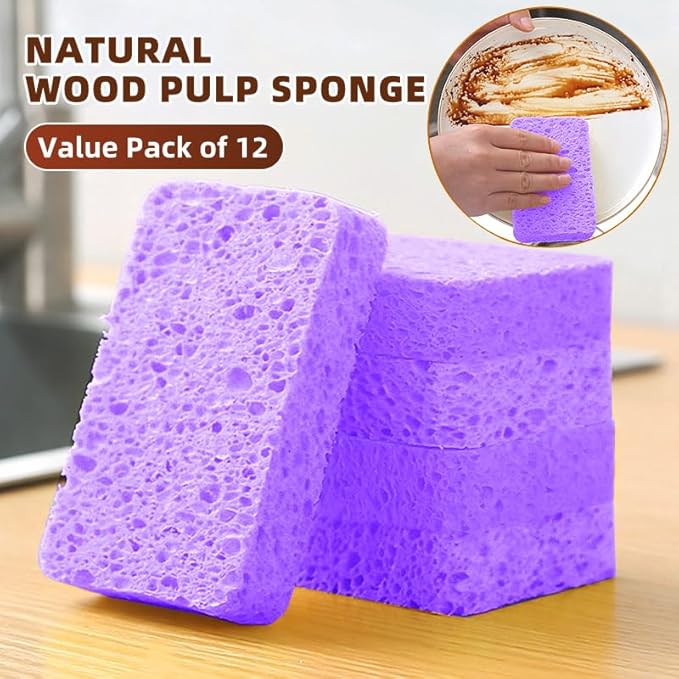 24 - Pack Non-Scratch Scrub Sponges - Sponges - Image 6
