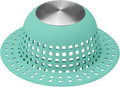 Shower Drain Hair Catcher Bathtub Drain Cover Shower Protector by SayGoodbyetoHairClogging