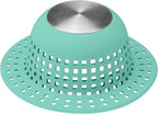 Shower Drain Hair Catcher Bathtub Drain Cover Shower Protector by SayGoodbyetoHairClogging