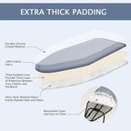 SheeChung 12.5"x32" Small Table Top Ironing Board Cover and Pad, Fits Mini - Image 5