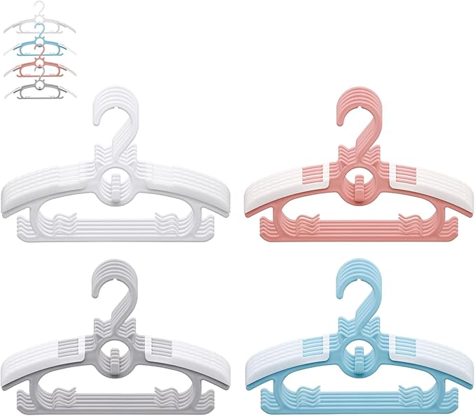 Baby Nursery Closet Hangers, Ultra Thin Non-Slip and Extendable Laundry Infant by Gencuoir