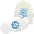 Premium Cotton Rounds for Face, Makeup Remover Pads, 100% Pure Cotton, Chemical by Unknown