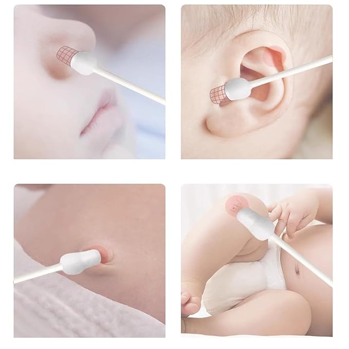 Kids Safety Cotton Swabs with Large Tips - Image 5